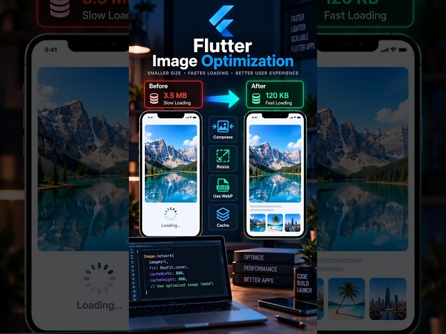 Flutter Image Optimization 🚀 Make Your App Faster! | Performance Mastery EP16