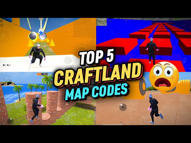 freefire new parkour craftland map😍 Top 5 new parkour craftland map #craftland #freefire   @GMRYASH