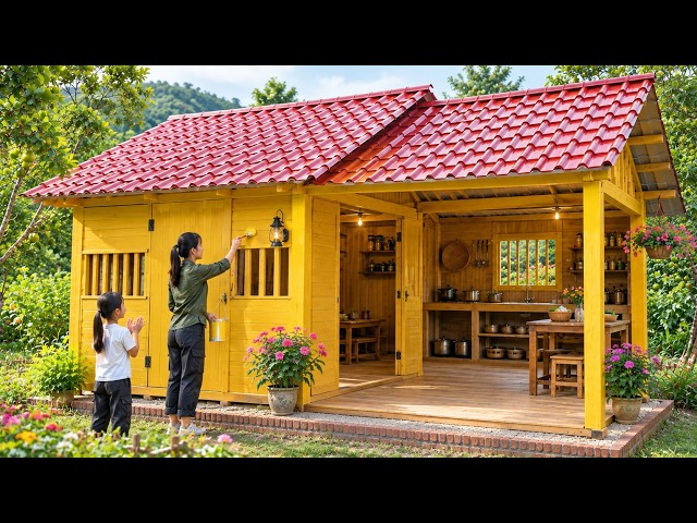 Female Veteran Transforms Old House into a Beautiful Home - Building a New Life