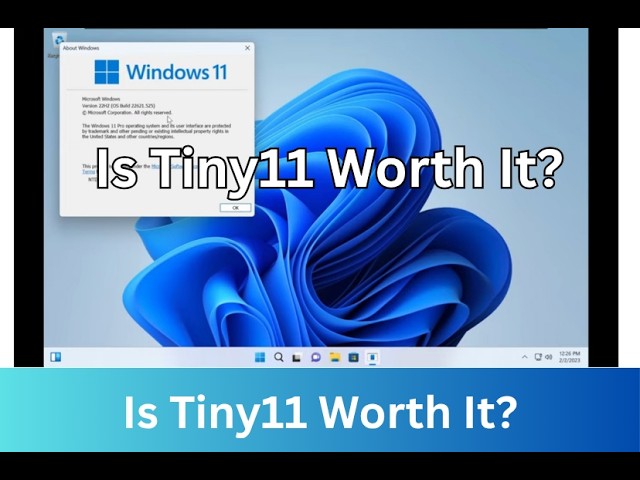 Is Tiny11 Worth It?