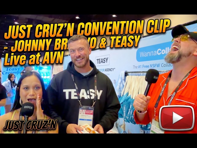 Just Cruz'n Convention Clip - Johnny Bravo & TEASY Live at AVN