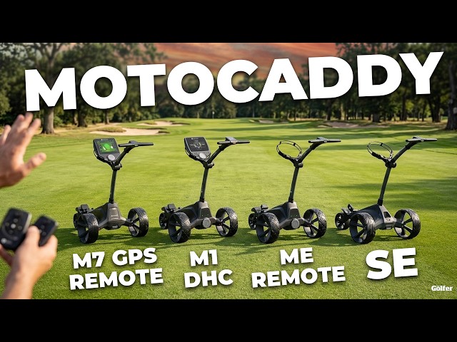 Which Motocaddy Electric Trolley is Right for You? | Motocaddy M7 GPS Remote, M1 DHC, ME Remote & SE
