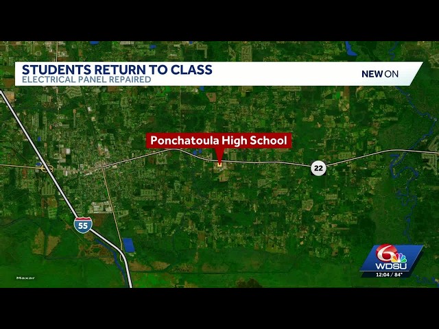 Ponchatoula High School students return to class after electrical panel overheated, forcing evacu...