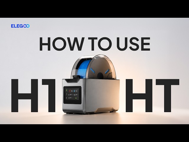 ELEGOO H1 HT | Filament Dryer Tutorial
