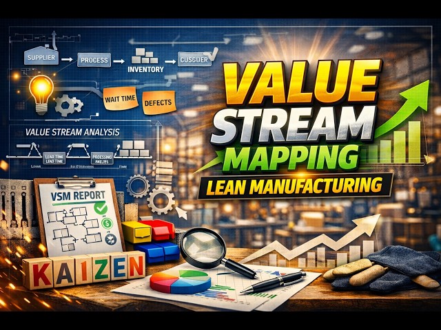 MFG Techniques#3: Stream Mapping Explained | Lean Manufacturing Techniques for Industry