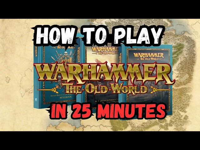 How to Play Warhammer The Old World | In 25 Minutes (Beginners Guide)
