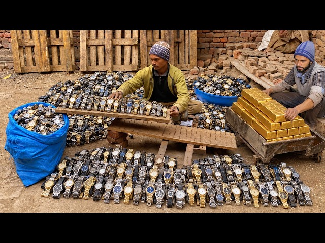 How Old Watches Are Recycled Into 24K Gold | Gold Recovery Process