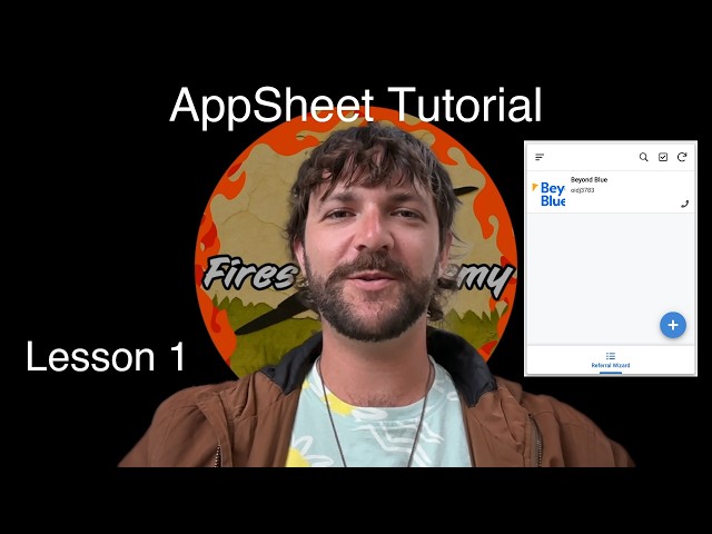 AppSheet Tutorial: Build a Referral Wizard App (Ep. 1) | Setting Up Your Service Database