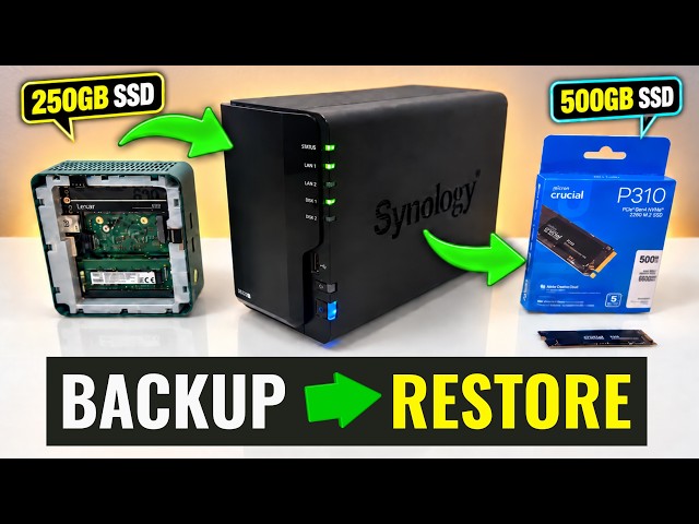 Back Up Windows to a Synology NAS and Restore It to a New SSD