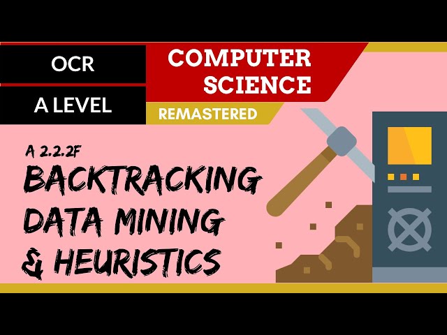 144. OCR A Level (H446) SLR24 - 2.2 Backtracking, data mining & heuristics