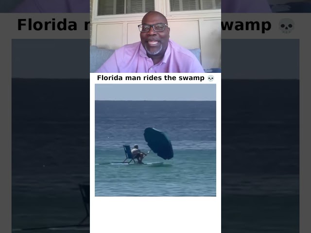 Florida Man Takes His Beach Chair Out To Sea