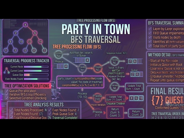 Party in Town | Graph Theory | BFS Traversal