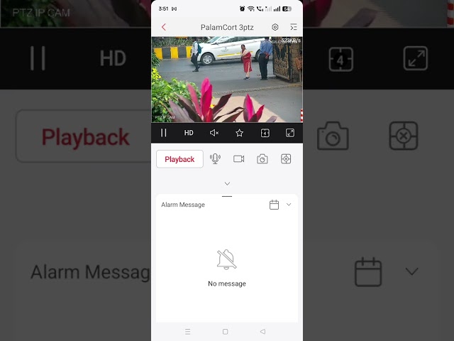 PTZ Monitoring View In Mobile App #cctv #smartphone #cppluscctvcamera