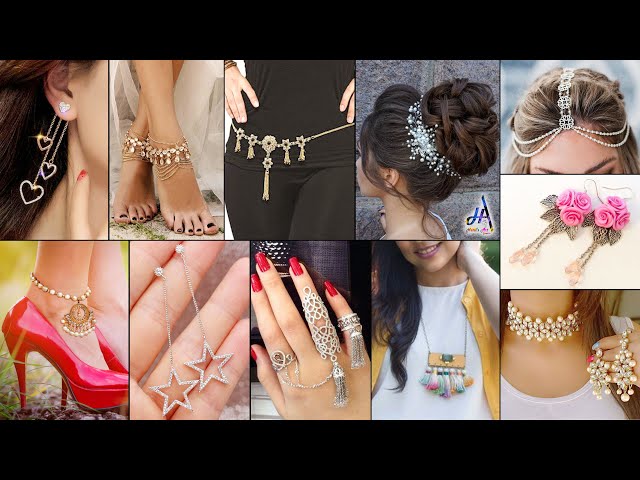 Party Wear/Daily Wear/Wedding Wear... Fancy Girls Trendy Jewelry! Earring,Hair Jewelry,Ring,Necklace