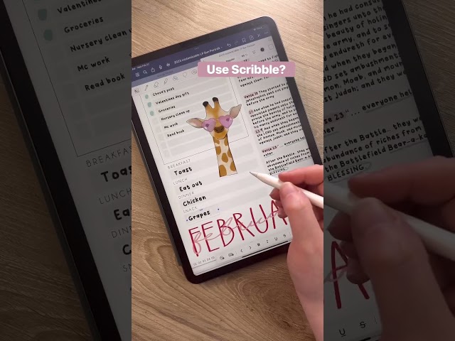 Type, scribble, or handwriting?