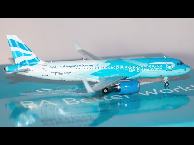 Model reviews | NG models 1:400 British Airways (BA Better world) Airbus A320N review !: G-TTNA