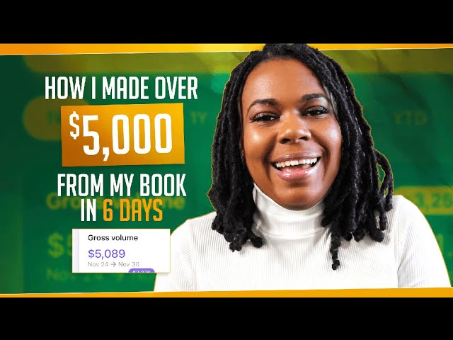 Black Friday E-Book Launch: How I Made Over $5000 With My E- Book in 6 Days (with no ads)