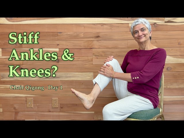 Increase Ankle, Knee, Hip Mobility | Chair Qigong Day 1