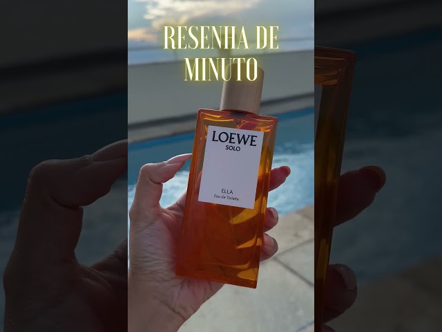 PERFUME REVIEW - Loewe Solo Ella
