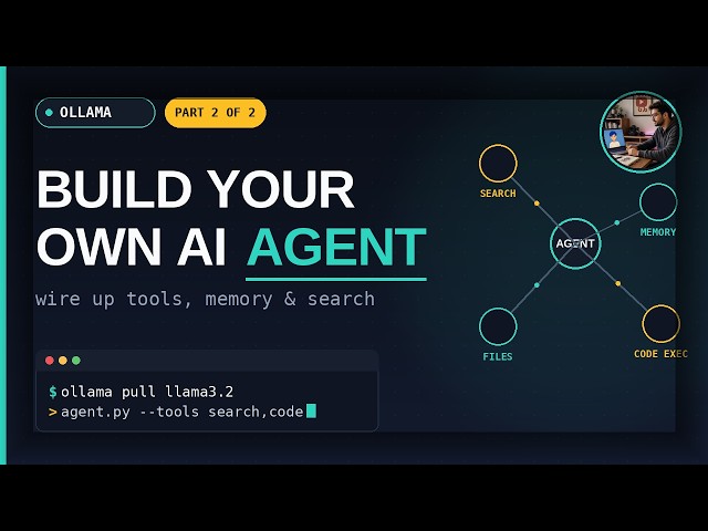Build an AI Agent with Ollama — Part 2 | Chat History, Tools & Agent Loop