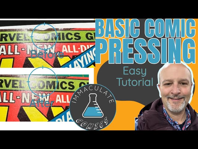 Basic "How To" Tutorial for Comic Book Pressing - No Cleaning X-men 111