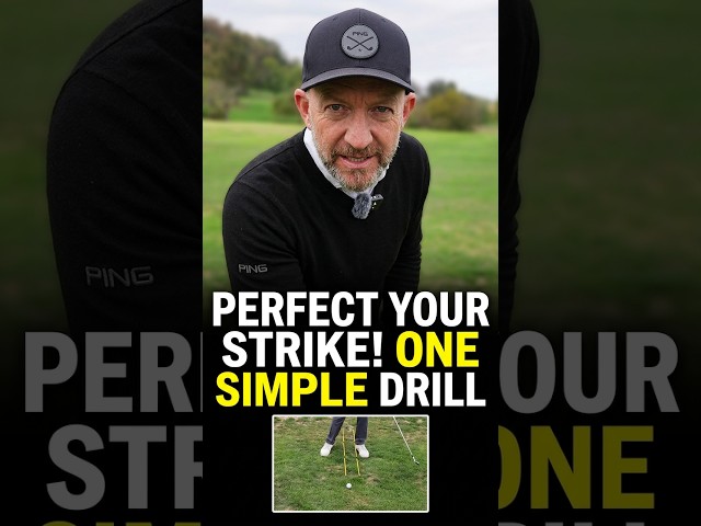 The only drill you need for consistent strikes #golf #golftips #golfyourselftolife