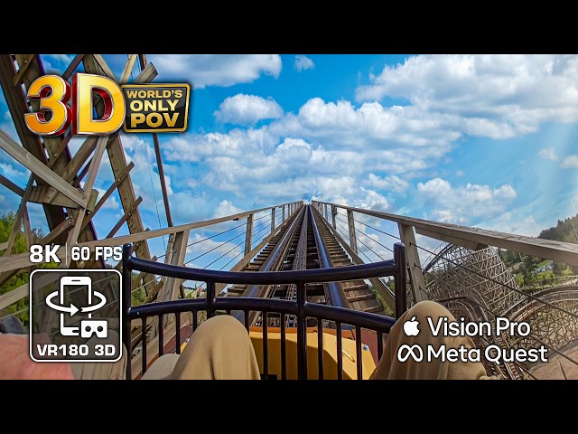 Troy 3D Epic 8K VR Roller Coaster VR180 - Immersive & Stunning Front Row POV #metaquest