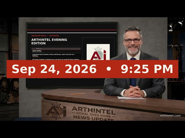 ArthIntel Evening Edition — September 24, 2026