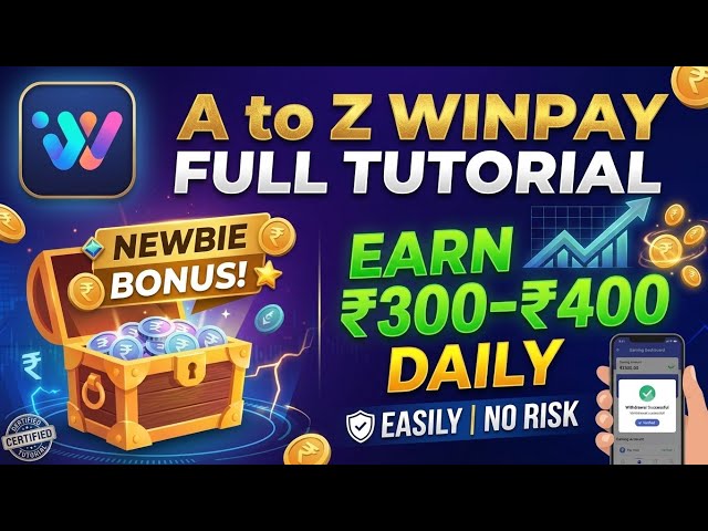 Winpay buysell App Full Tutorial: Earn ₹300-₹400 Daily (No Risk) 💸 Trusted buysell app winpay