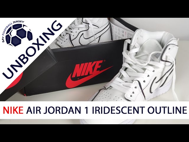 Nike Air Jordan 1 Iridescent Outline - Unboxing Review