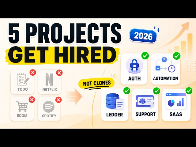 5 Resume Projects That Will Actually Get You Hired in 2026