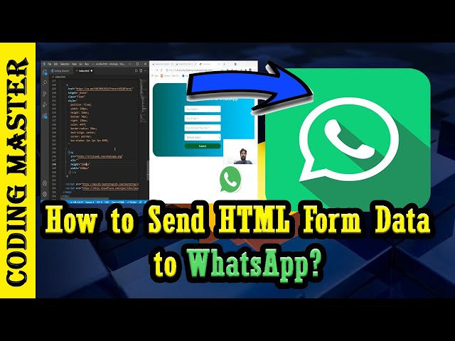 How to Send HTML Form Data To WhatsApp | WhatsApp Floating Button (Full Source Code)