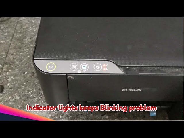 Epson L3210 EcoTank Printer Red Light Blinking Problem and 034004 Error Fix and Solved.