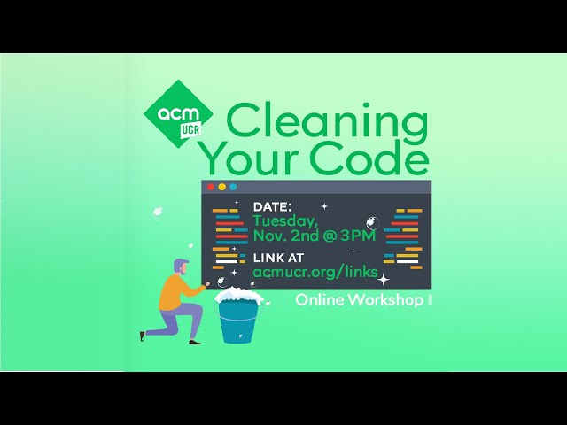 Clean Code Principles | Workshop (Fall 2021)