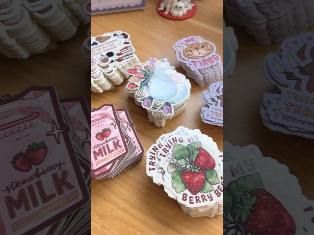 Sticker restocks are always so satisfying! ✨