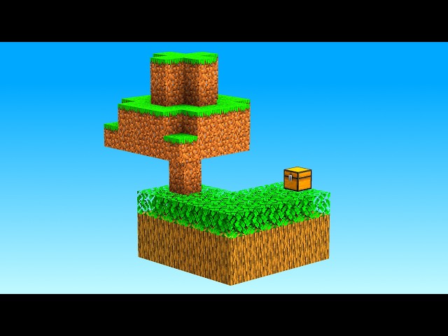 Let's Play Minecraft Skyblock Episode 1 (Java & Bedrock Server IP)