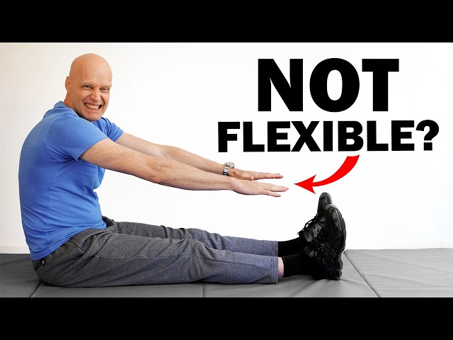 Stiff? Can’t Touch Your Toes? Try This REAL Beginner Stretch (Ages 50+)