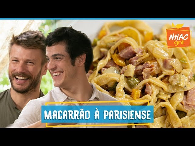 Mateus Solano and Hilbert make Parisian fettuccine | Rodrigo Hilbert | Family Seasoning