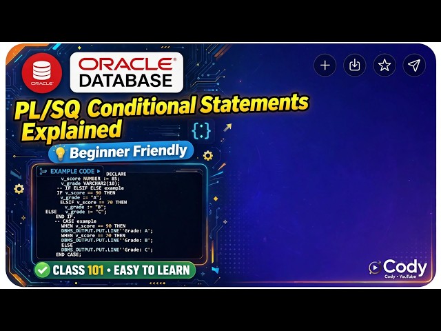 PL/SQL Conditional Statement.