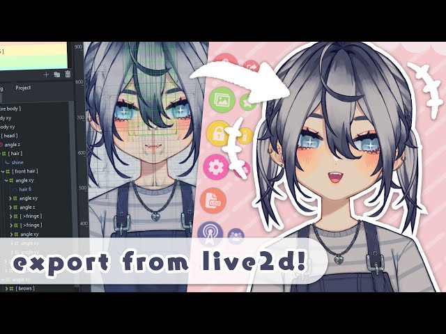 how to export from live2d into vtube studio! 【 live2d 5.0 tutorial 】