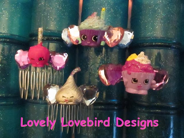 DIY Shopkins Barrettes, Head Bands, and Hair Accessories.