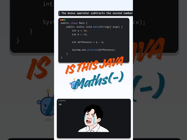 Difference of Two Numbers in Java ➖ | Java Program | Java Basics | Ligash