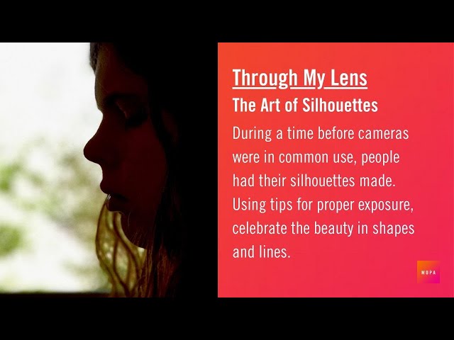 How to create silhouettes using your window | Through My Lens | MOPA