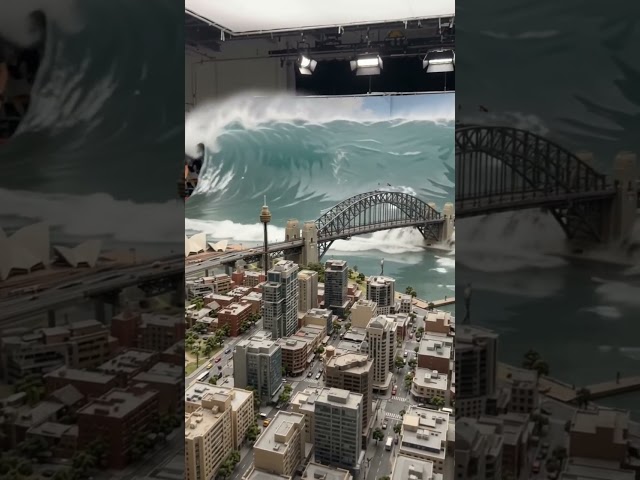 Sydney crushed in flood behind the scene  #shorts #behindthescenes