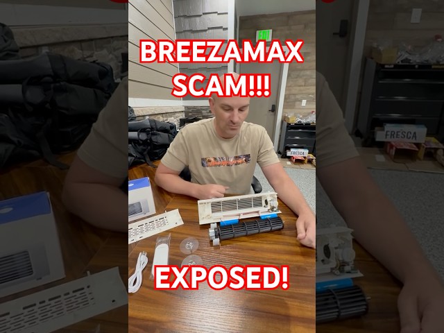 We Opened The Breeza Max Scam A/C... Here's What We Found #BreezaMax #PortableAC #ScamAlert