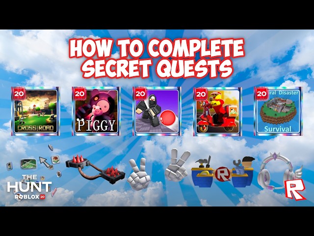 [EASY GUIDE] Batch 1 - How to get ALL 5 SECRET BADGES & UGC in The Hunt: Roblox 20