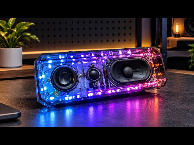 Building a Transparent Speaker with RGB Lighting