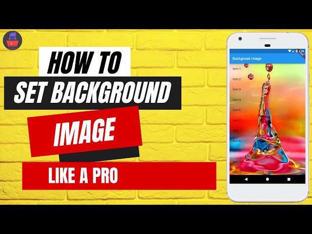 How to Set Background Image in Flutter || 2023