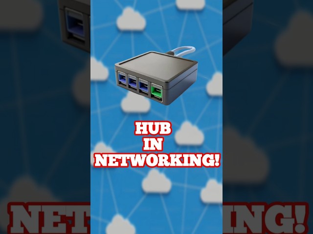 Hub in Networking π₯ The Hidden Role