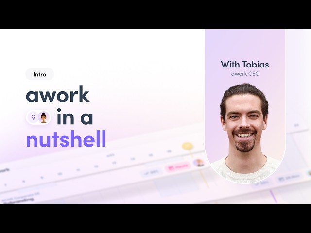 awork in a nutshell: AI, resource planning, projects, collaboration & time tracking for agencies